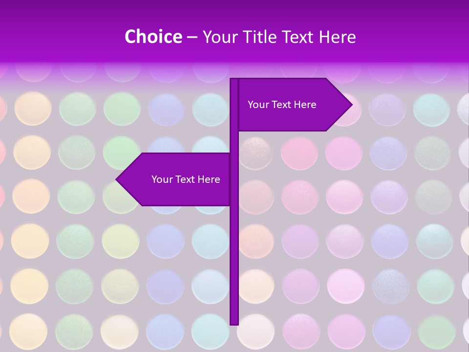 Multicolor Professional Eye Makeup PowerPoint Template