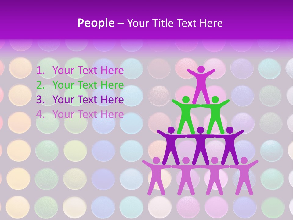 Multicolor Professional Eye Makeup PowerPoint Template