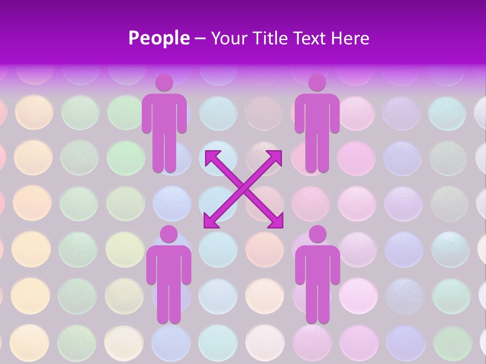 Multicolor Professional Eye Makeup PowerPoint Template