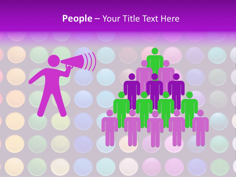 Multicolor Professional Eye Makeup PowerPoint Template