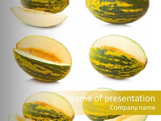 Yellow Slice Healthy Eating PowerPoint Template