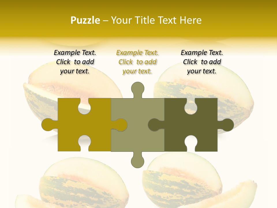 Yellow Slice Healthy Eating PowerPoint Template