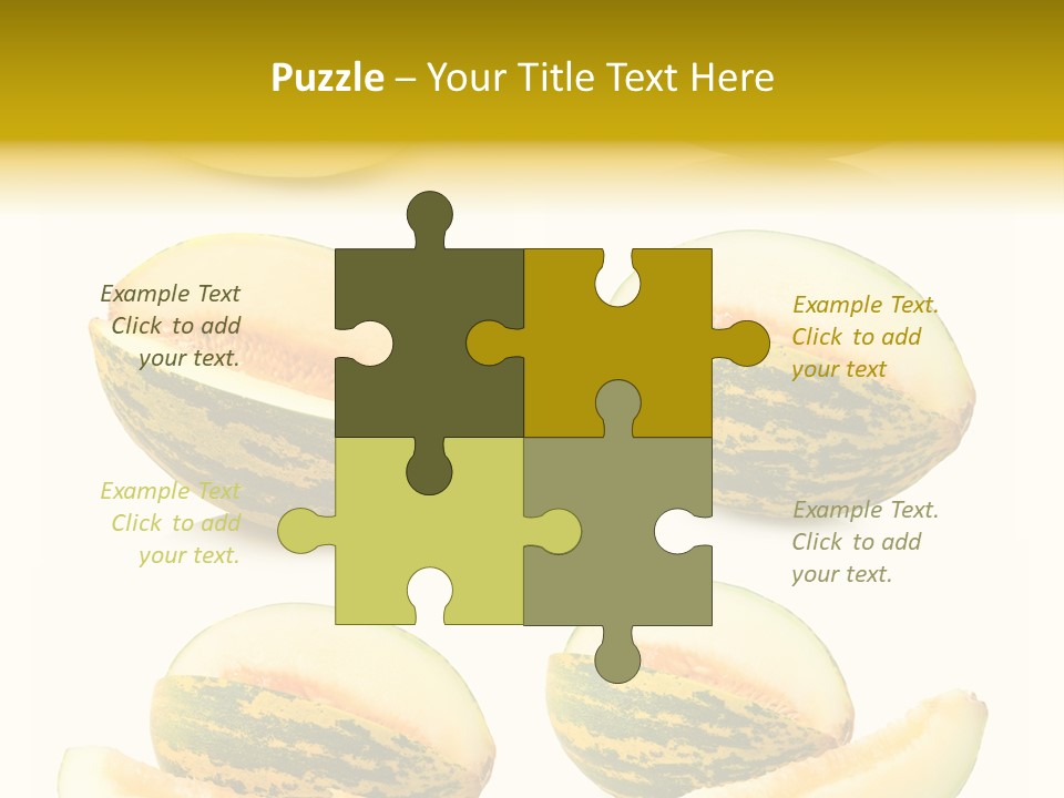 Yellow Slice Healthy Eating PowerPoint Template