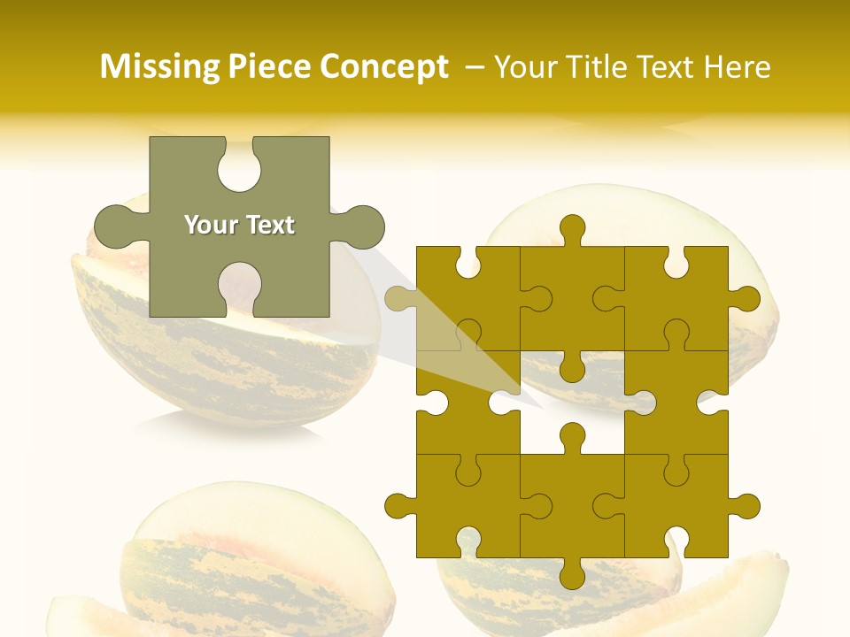 Yellow Slice Healthy Eating PowerPoint Template