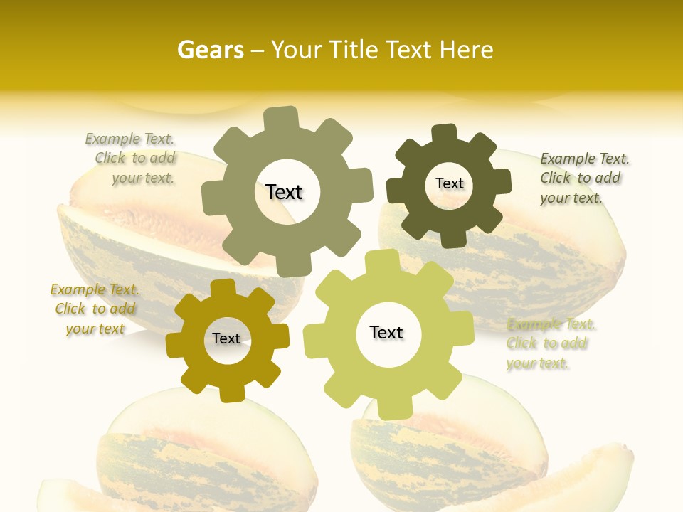 Yellow Slice Healthy Eating PowerPoint Template