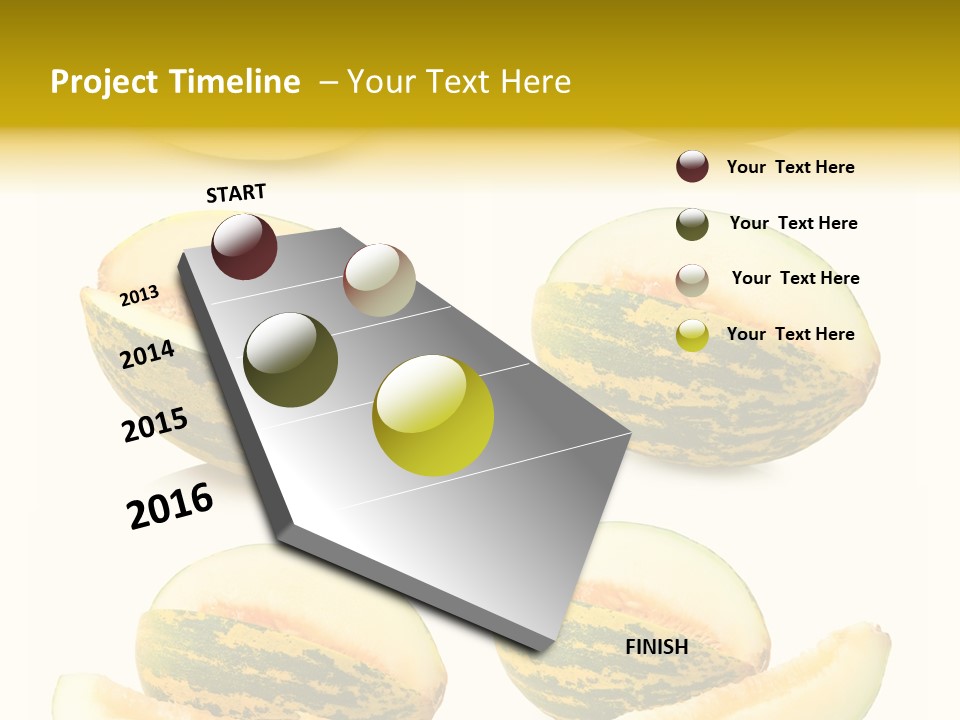 Yellow Slice Healthy Eating PowerPoint Template