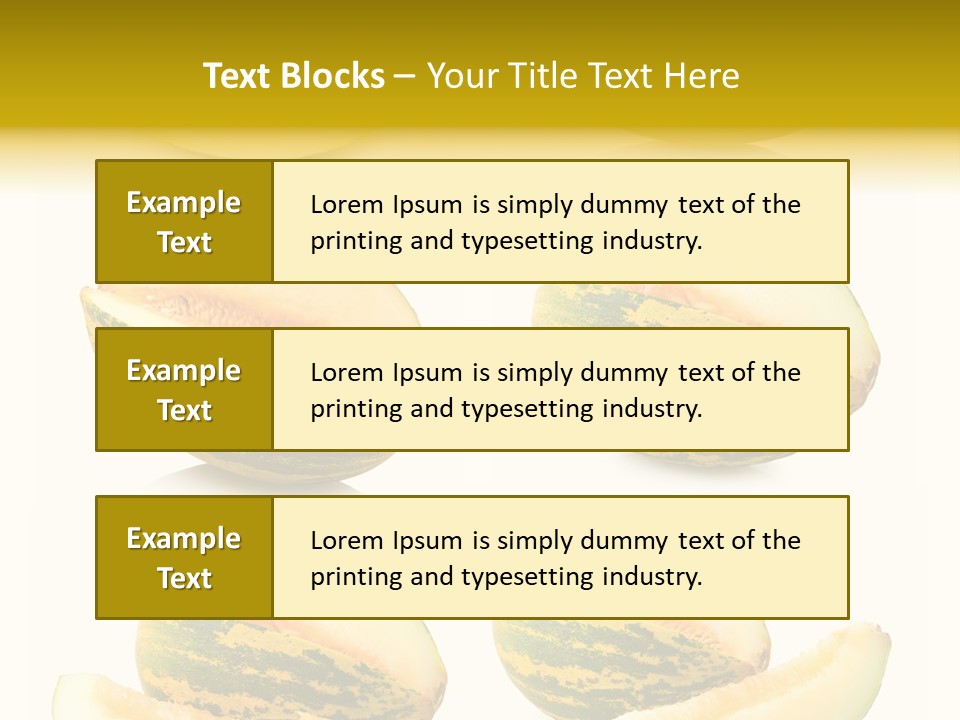 Yellow Slice Healthy Eating PowerPoint Template