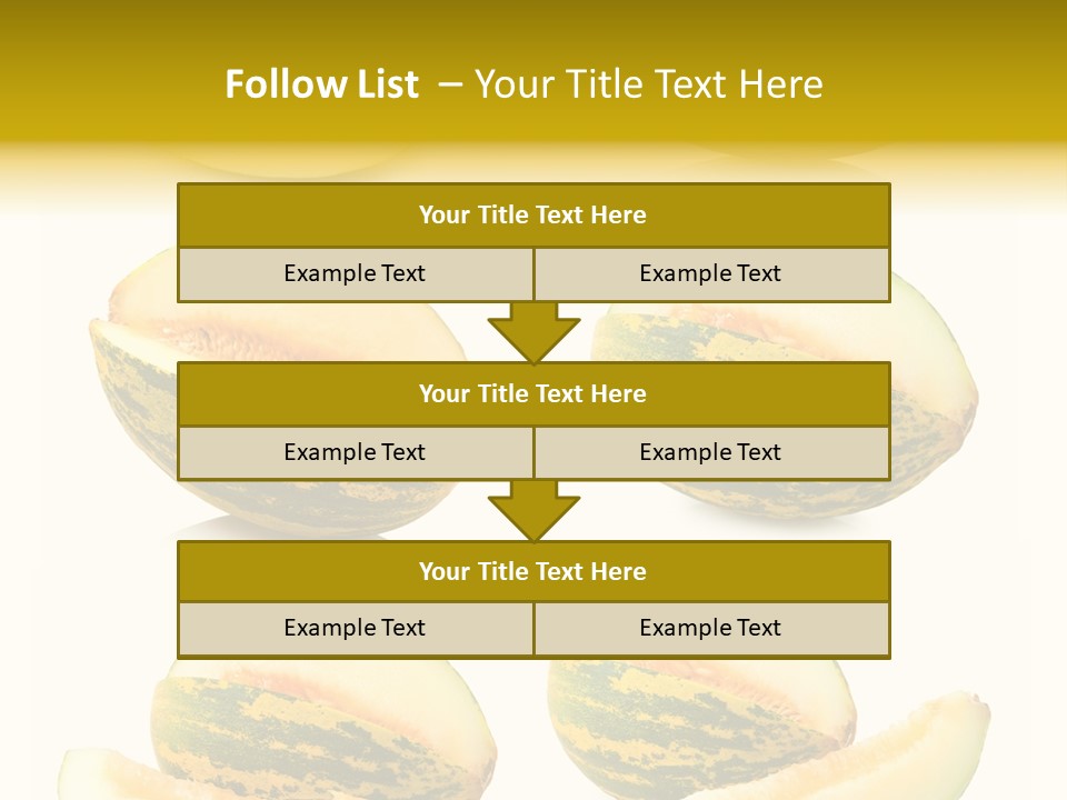 Yellow Slice Healthy Eating PowerPoint Template