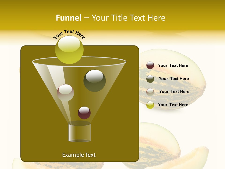 Yellow Slice Healthy Eating PowerPoint Template