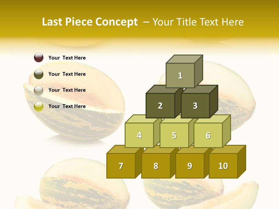 Yellow Slice Healthy Eating PowerPoint Template