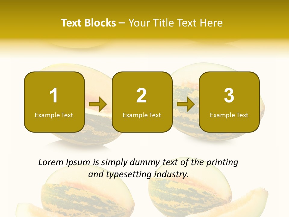 Yellow Slice Healthy Eating PowerPoint Template
