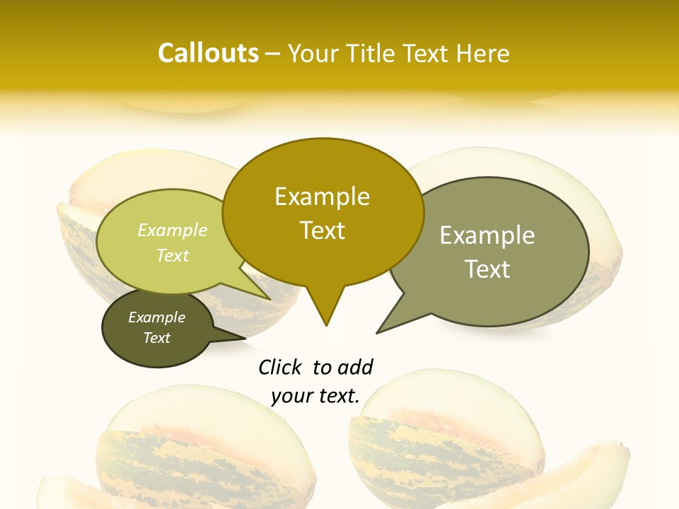 Yellow Slice Healthy Eating PowerPoint Template