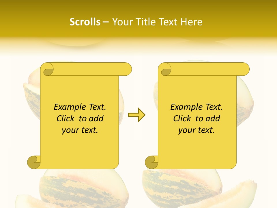 Yellow Slice Healthy Eating PowerPoint Template