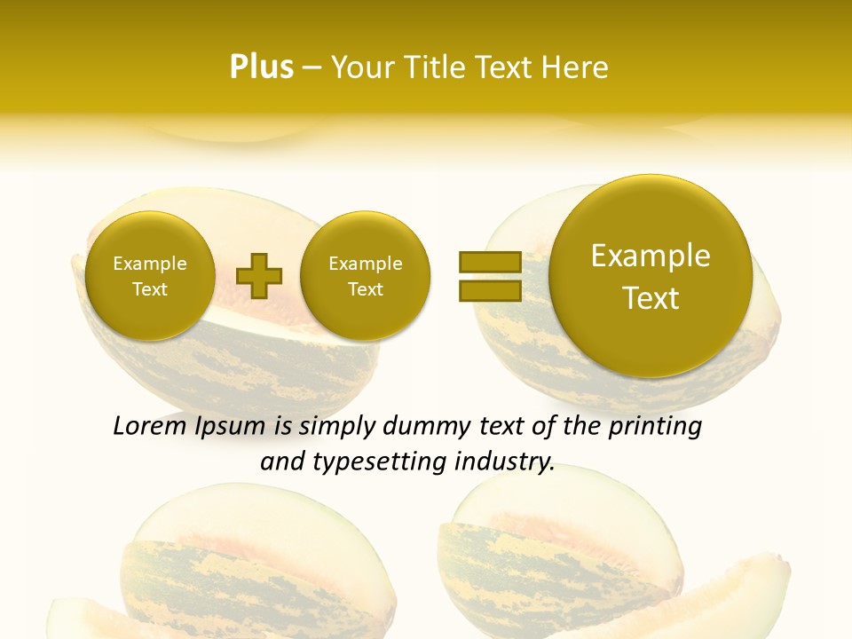 Yellow Slice Healthy Eating PowerPoint Template