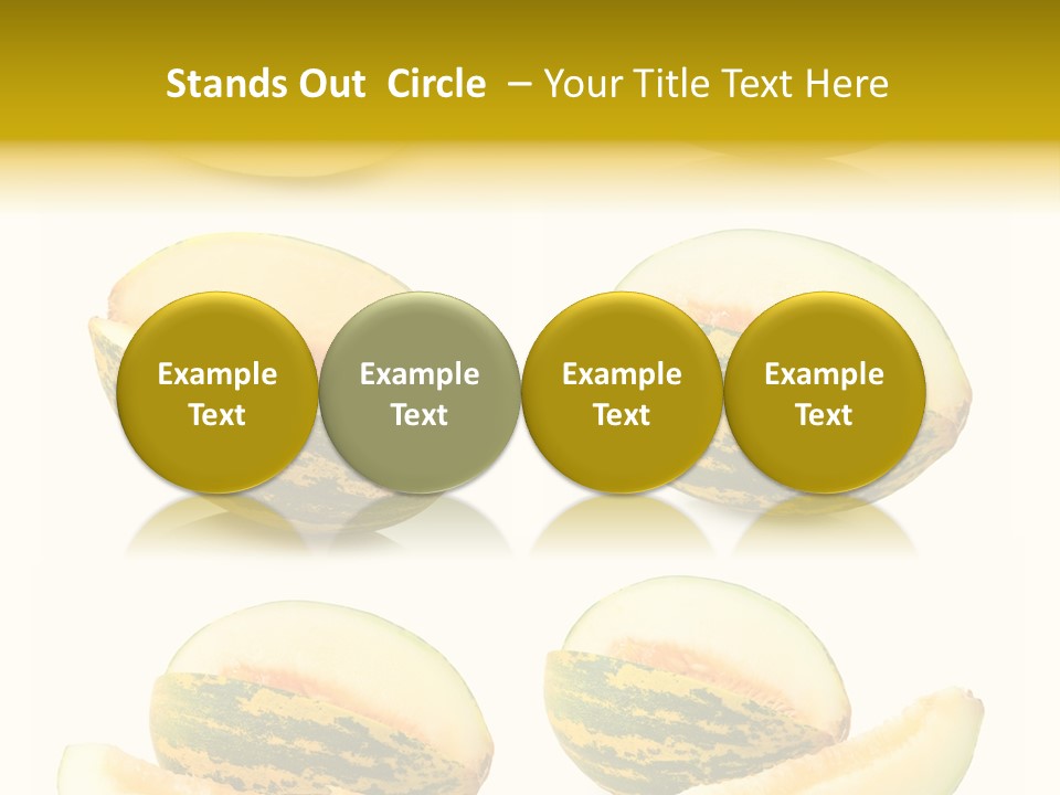 Yellow Slice Healthy Eating PowerPoint Template