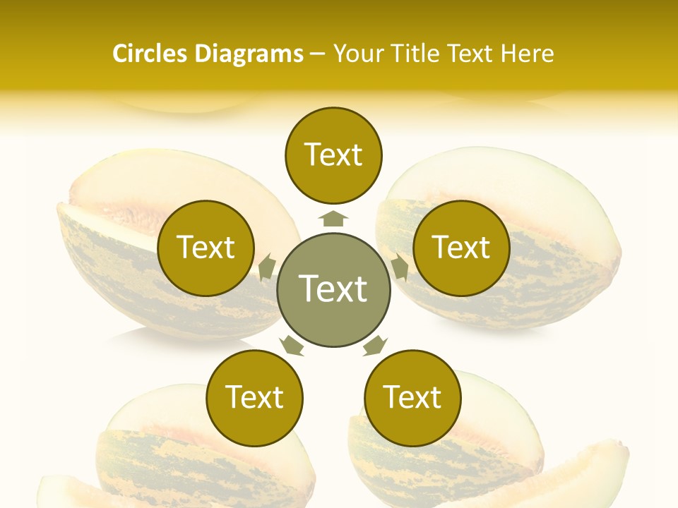 Yellow Slice Healthy Eating PowerPoint Template