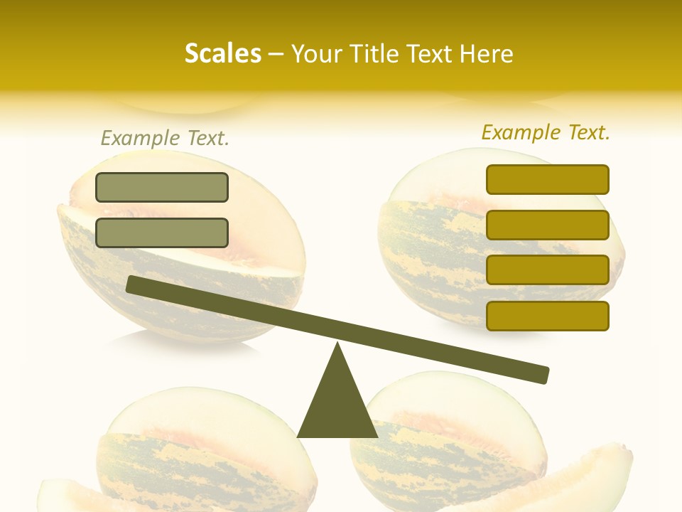 Yellow Slice Healthy Eating PowerPoint Template