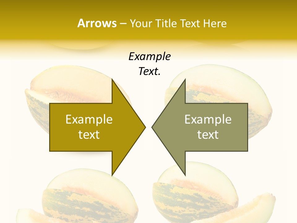 Yellow Slice Healthy Eating PowerPoint Template
