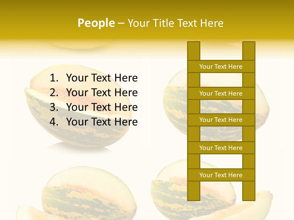 Yellow Slice Healthy Eating PowerPoint Template