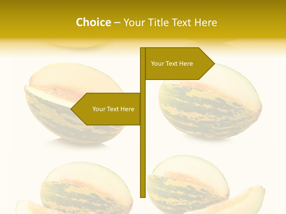 Yellow Slice Healthy Eating PowerPoint Template