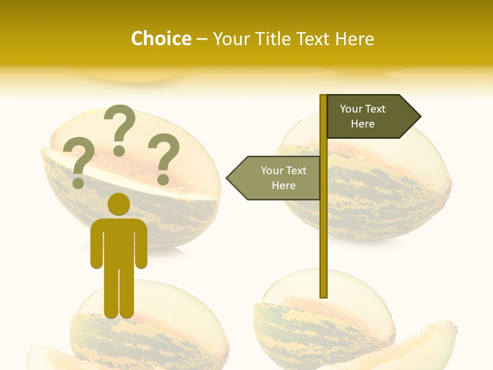 Yellow Slice Healthy Eating PowerPoint Template