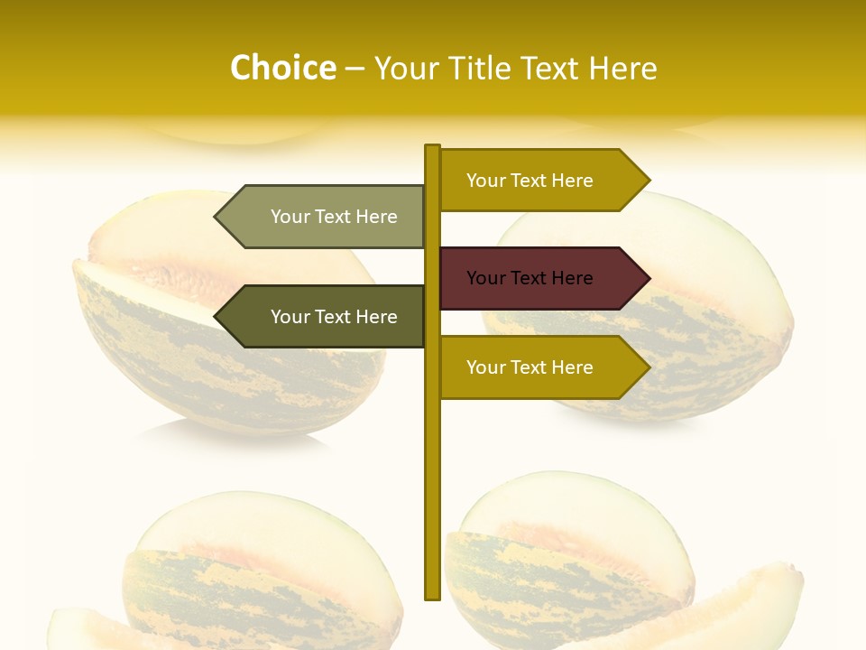 Yellow Slice Healthy Eating PowerPoint Template