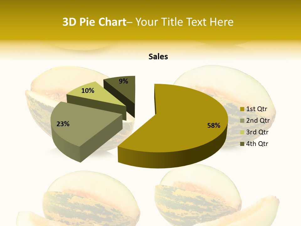 Yellow Slice Healthy Eating PowerPoint Template