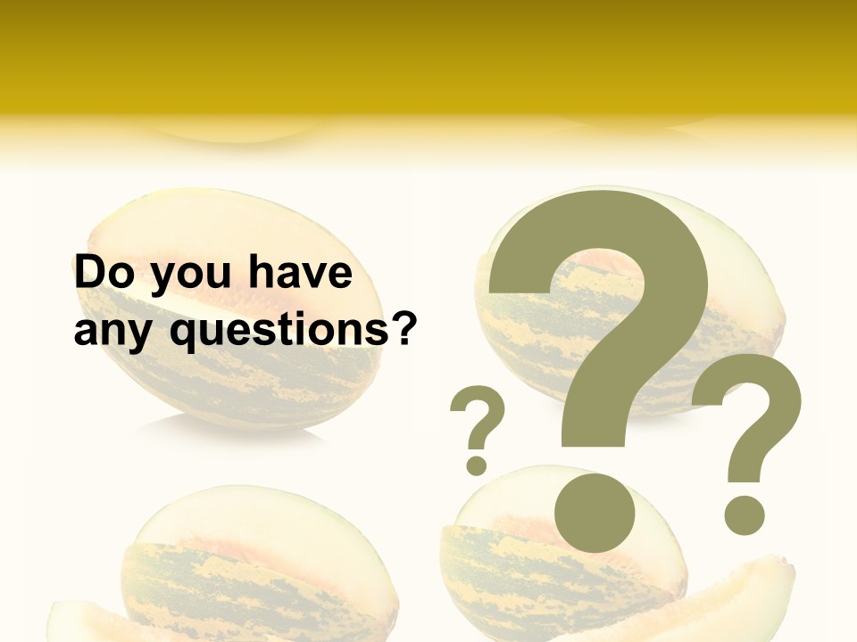 Yellow Slice Healthy Eating PowerPoint Template