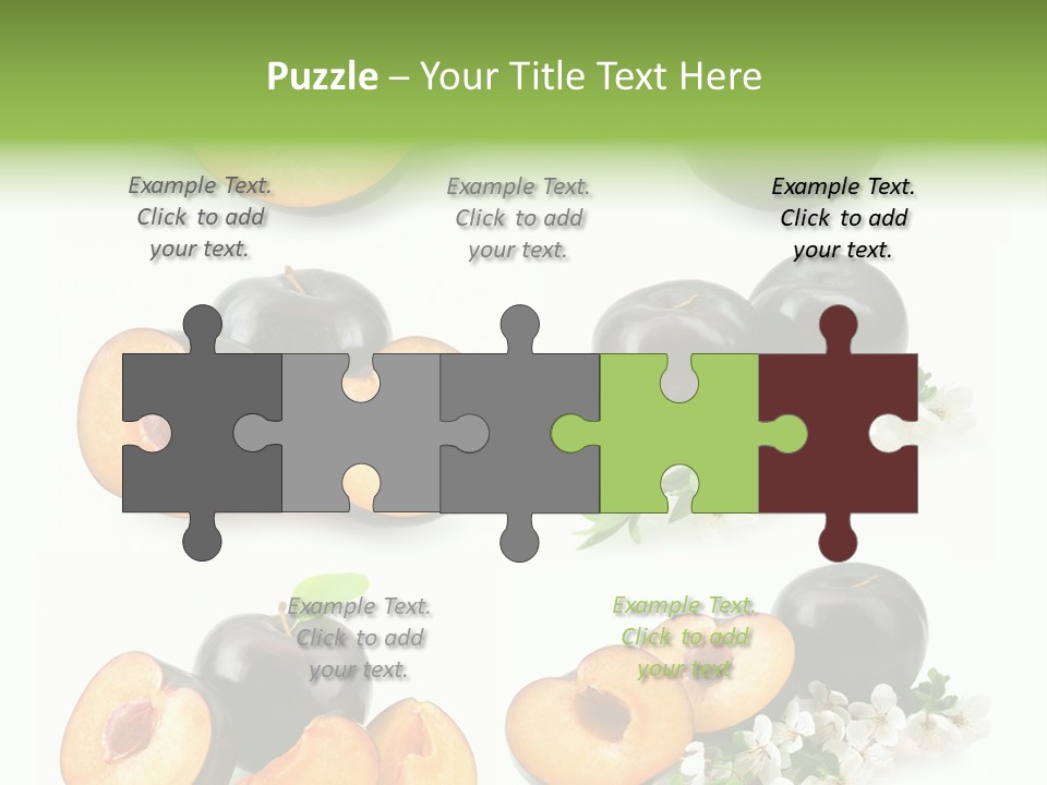 Sweet Plum Collection PowerPoint Template