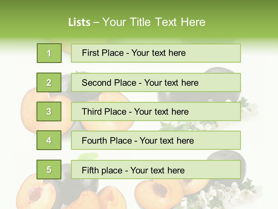 Sweet Plum Collection PowerPoint Template