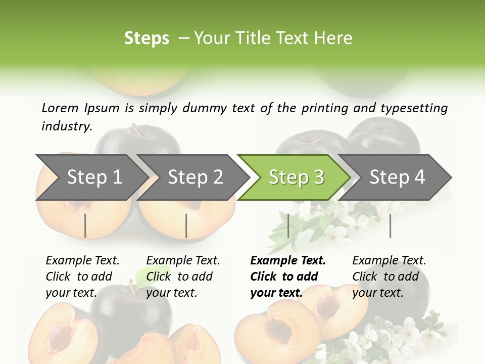 Sweet Plum Collection PowerPoint Template