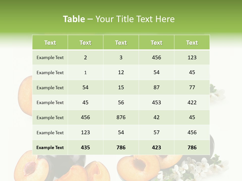 Sweet Plum Collection PowerPoint Template