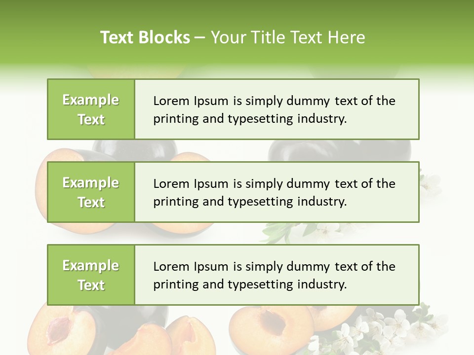 Sweet Plum Collection PowerPoint Template