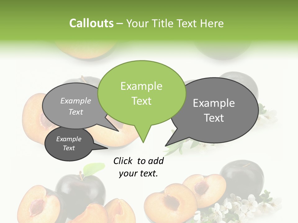Sweet Plum Collection PowerPoint Template
