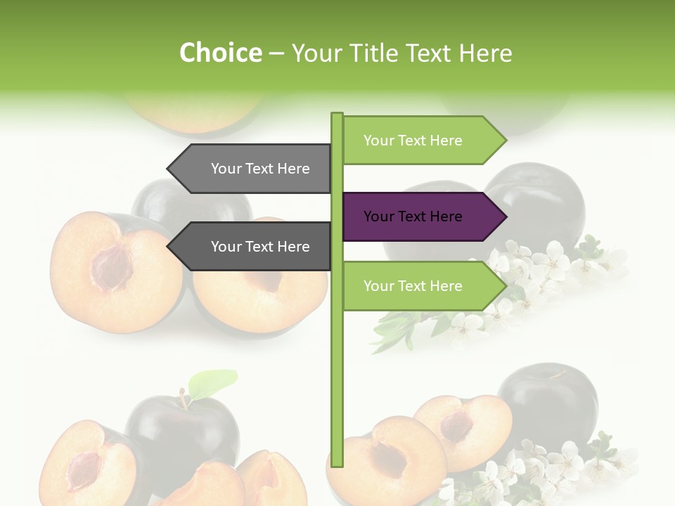 Sweet Plum Collection PowerPoint Template