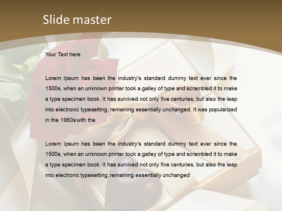 Dating Design Love PowerPoint Template