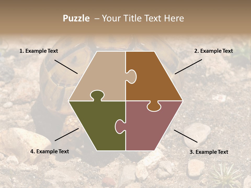 Wildlife Yellowish Wilderness PowerPoint Template