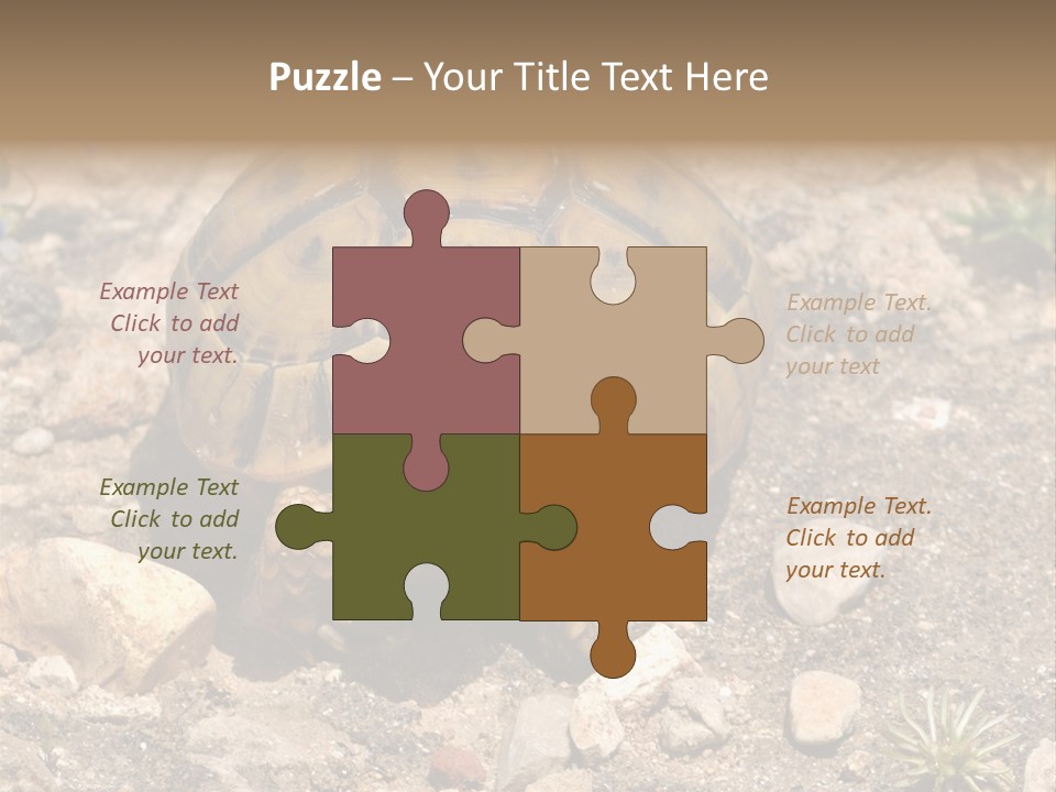 Wildlife Yellowish Wilderness PowerPoint Template