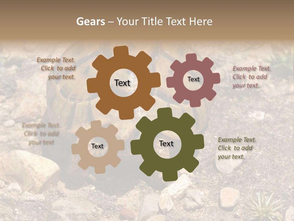 Wildlife Yellowish Wilderness PowerPoint Template