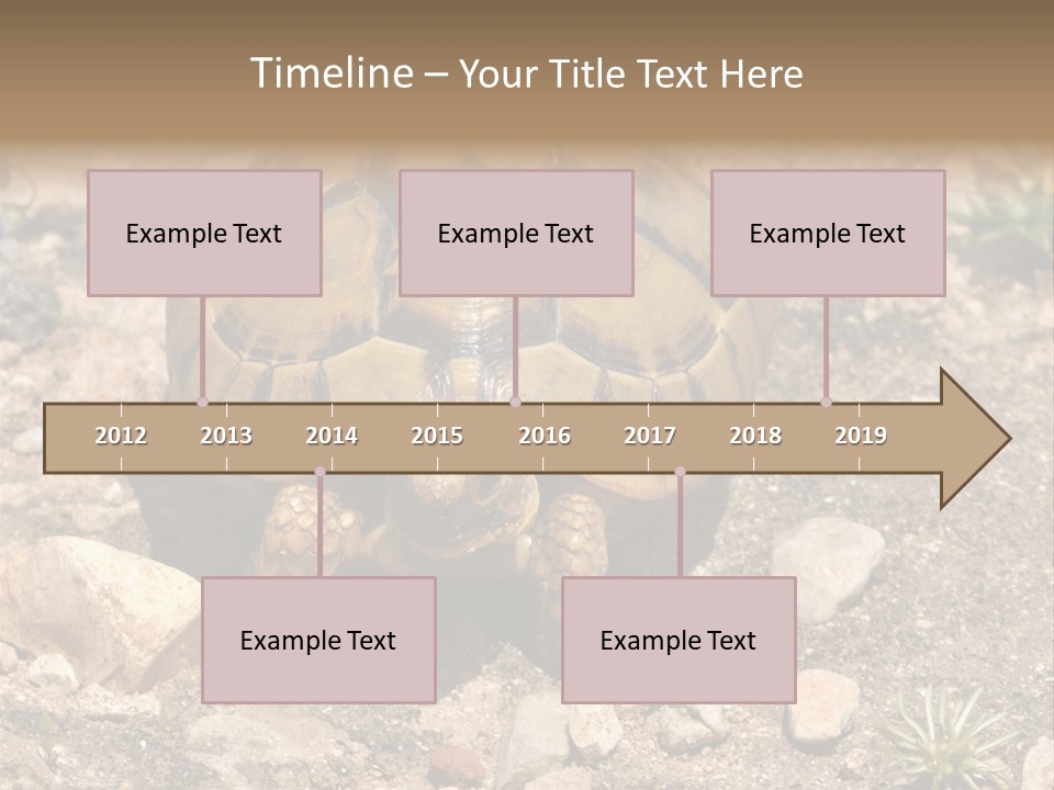 Wildlife Yellowish Wilderness PowerPoint Template
