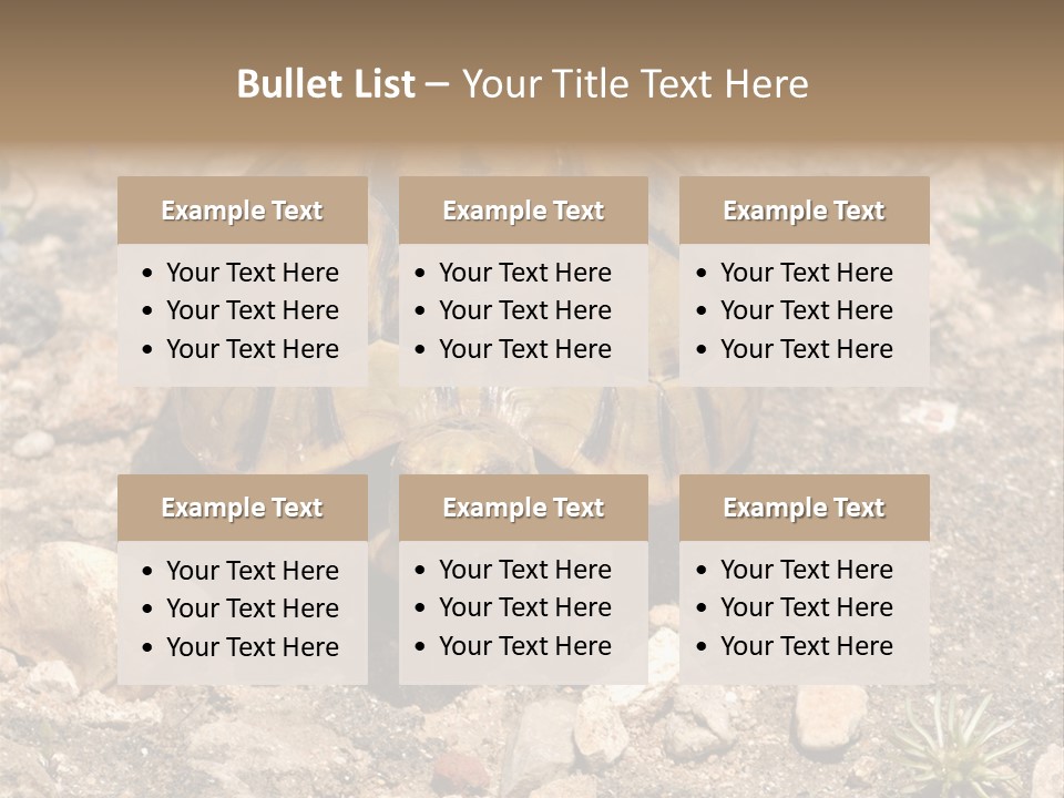 Wildlife Yellowish Wilderness PowerPoint Template