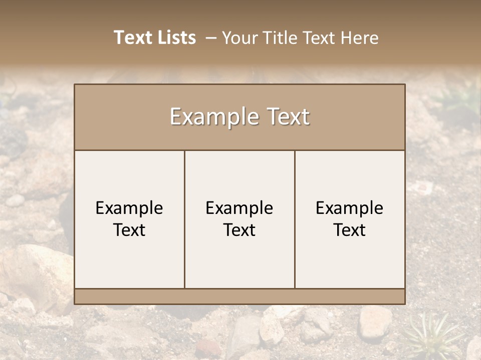 Wildlife Yellowish Wilderness PowerPoint Template