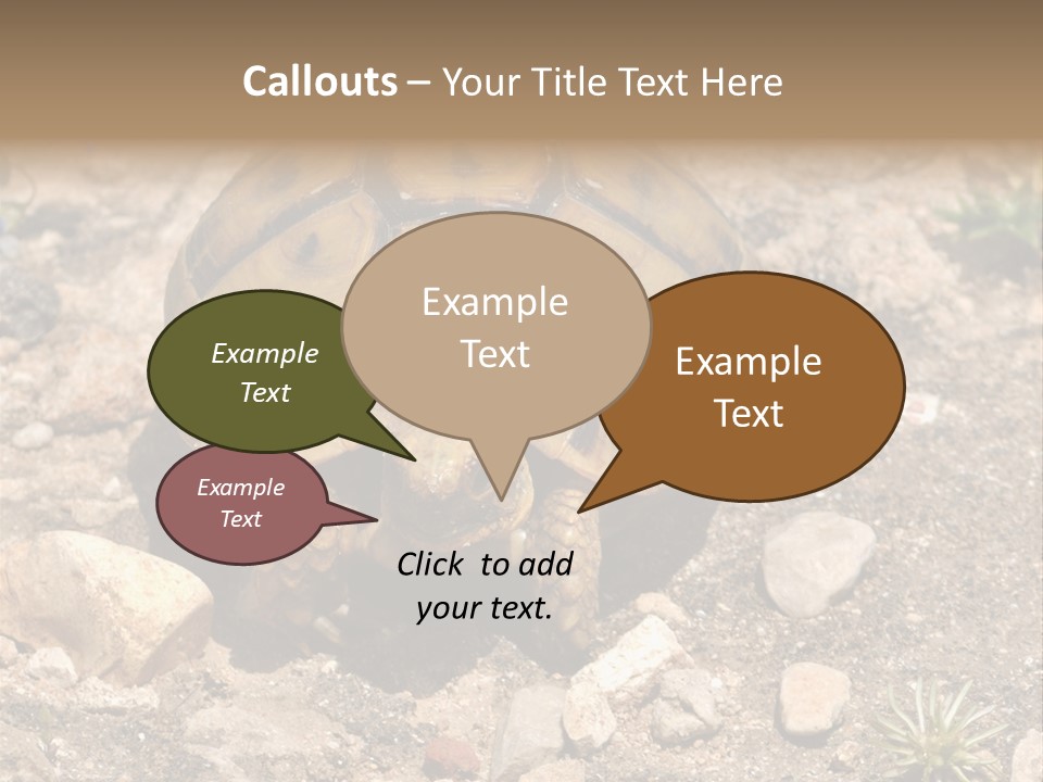 Wildlife Yellowish Wilderness PowerPoint Template