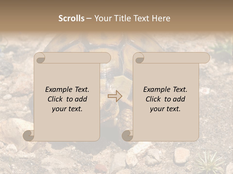 Wildlife Yellowish Wilderness PowerPoint Template