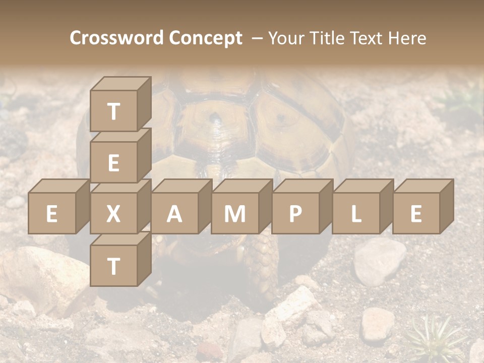 Wildlife Yellowish Wilderness PowerPoint Template