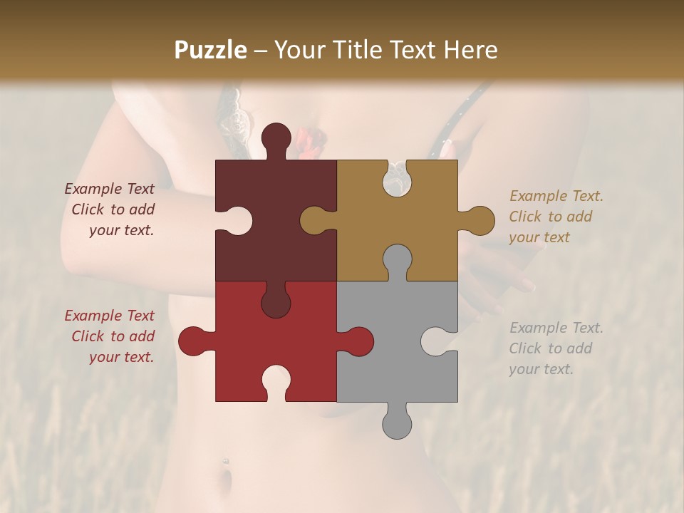 Relaxation Scene Field PowerPoint Template