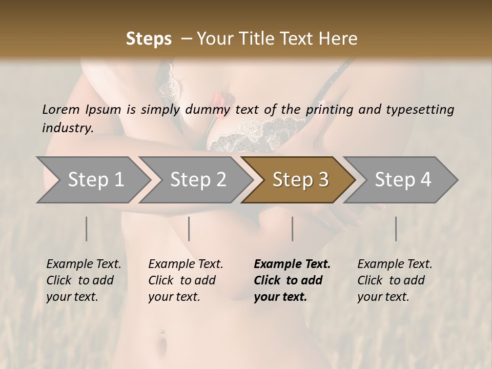 Relaxation Scene Field PowerPoint Template