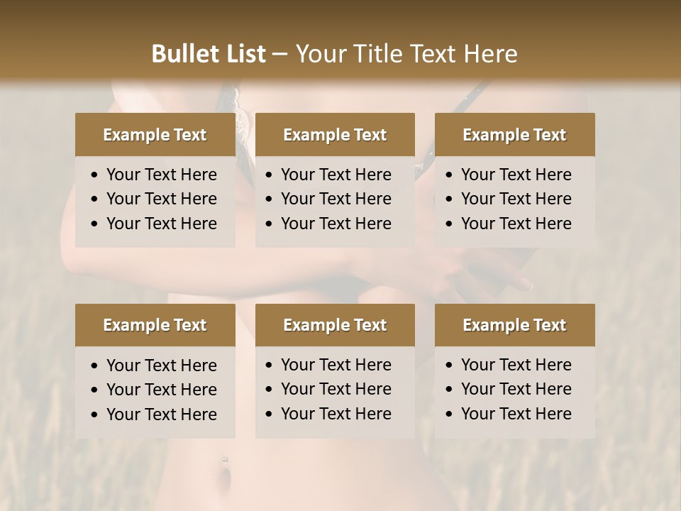 Relaxation Scene Field PowerPoint Template