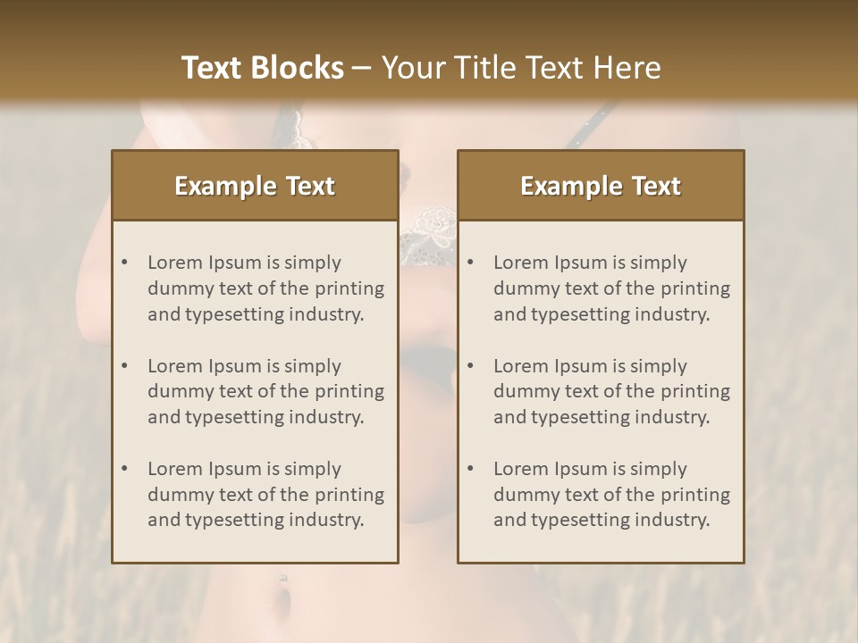 Relaxation Scene Field PowerPoint Template