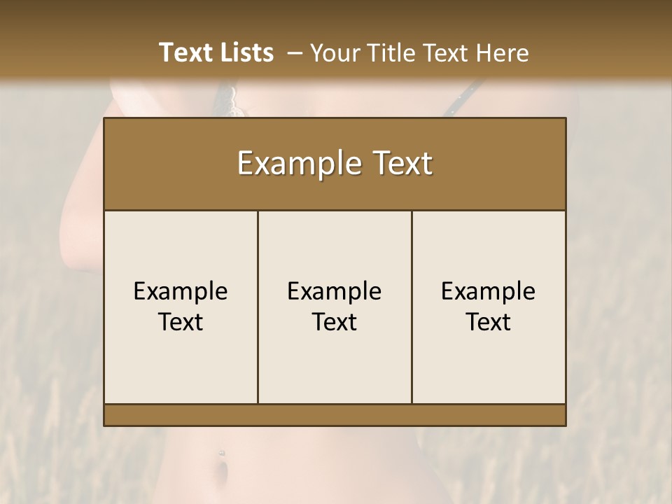 Relaxation Scene Field PowerPoint Template